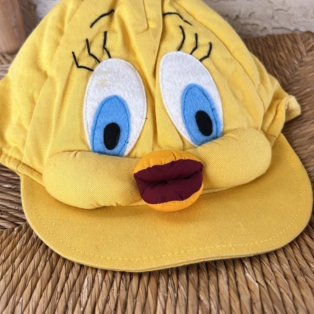 Vintage Plush 1989 Tweety Bird Hat (youth size)